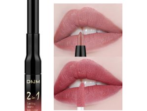 DNM 2 σε 1 Lip Gloss και Κραγιόν/Μολύβι για Περίγραμμα 0.2g +5g #3-Retro Red