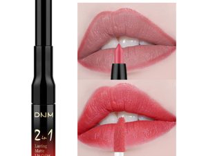 DNM 2 σε 1 Lip Gloss και Κραγιόν/Μολύβι για Περίγραμμα 0.2g +5g #8-Sexy Red